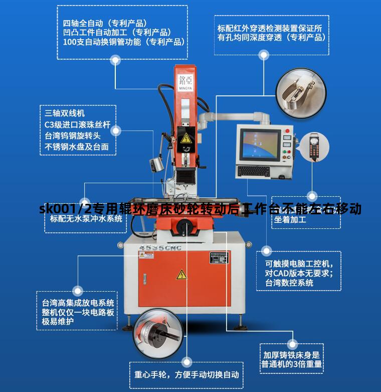 sk001/2专用辊环磨床砂轮转动后工作台不能左右移动